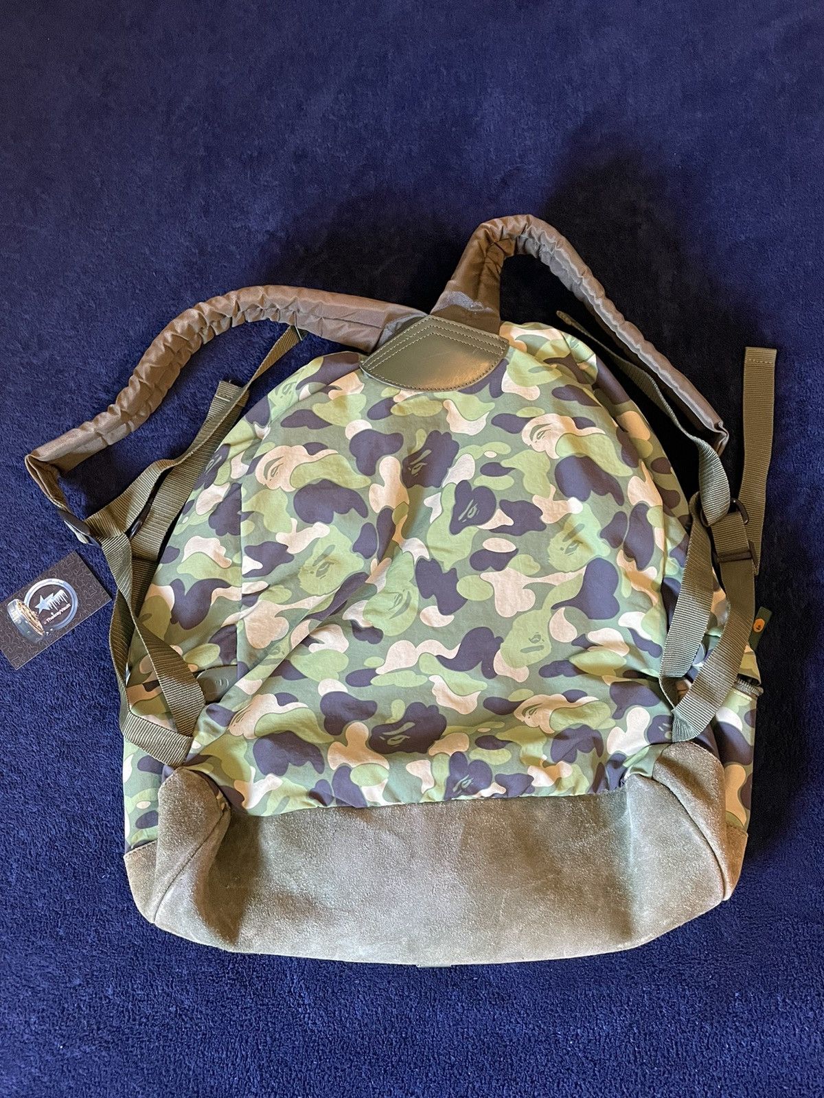 Bape Bape ABC Green Camo Backpack Size ONE SIZE - 5 Thumbnail