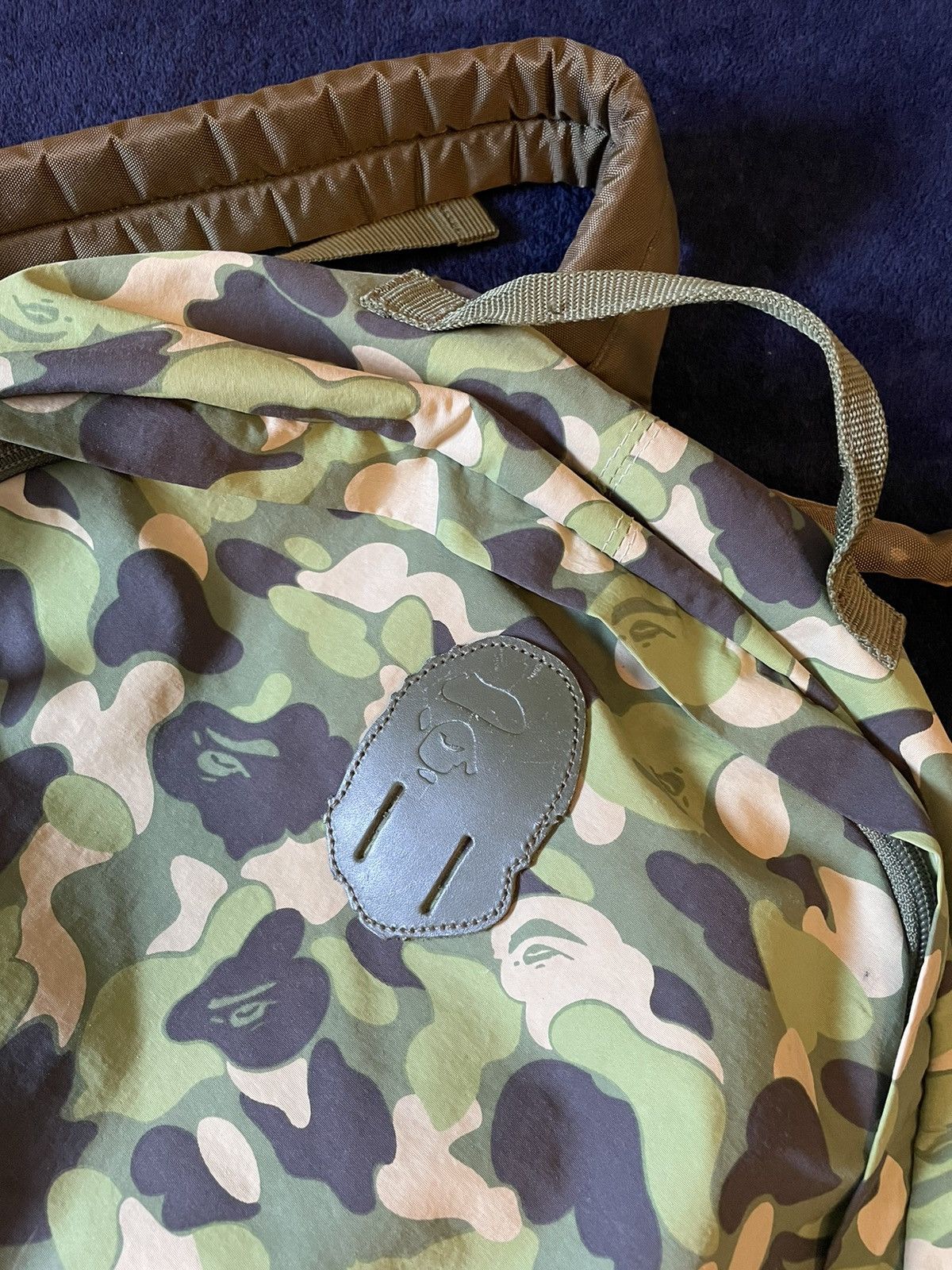 Bape Bape ABC Green Camo Backpack Size ONE SIZE - 2 Thumbnail