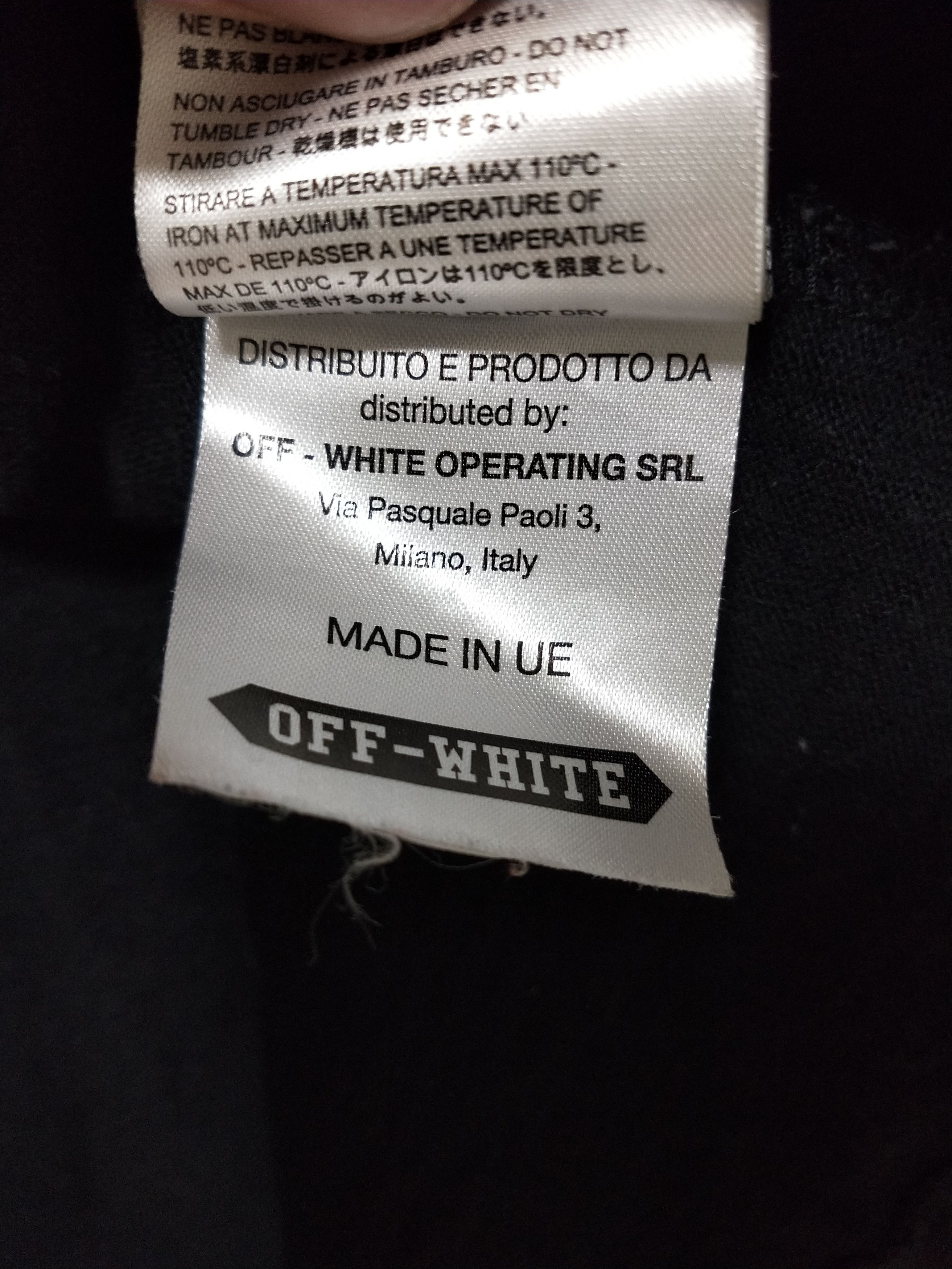 Off-White 'Waves' Diagonals Tee Size US S / EU 44-46 / 1 - 7 Thumbnail