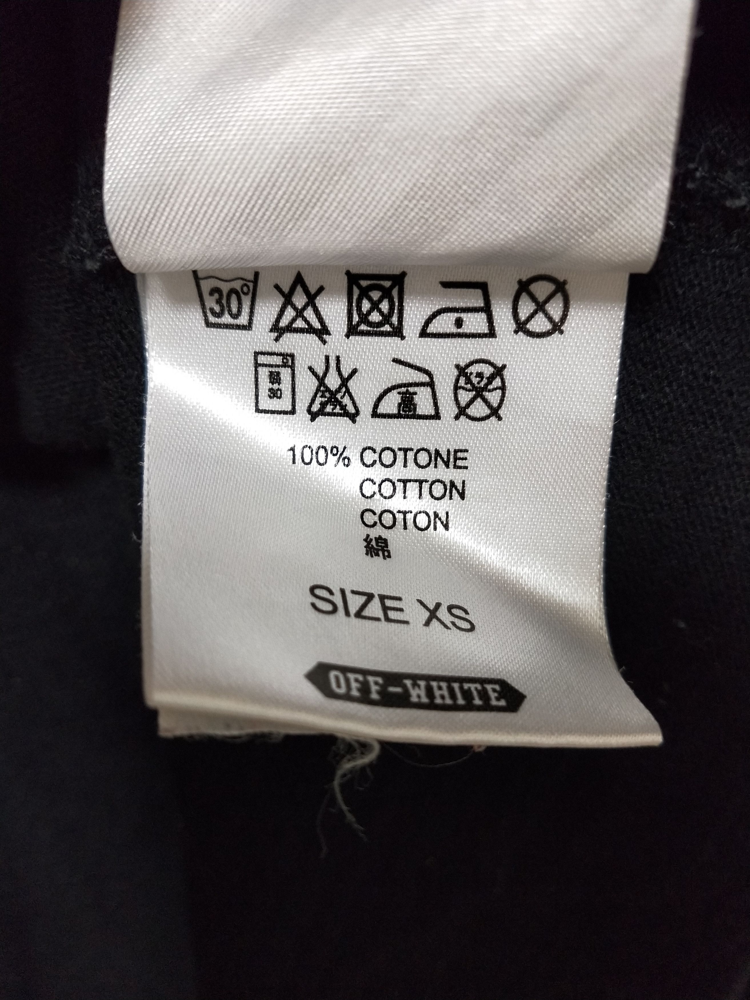 Off-White 'Waves' Diagonals Tee Size US S / EU 44-46 / 1 - 6 Thumbnail