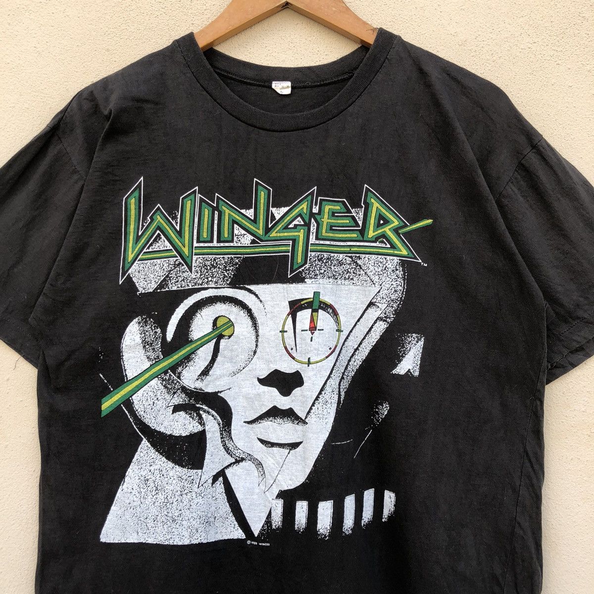 Band Tees × Vintage RARE‼️Vintage 80s WINGER GLAM METAL BAND T-Shirt Size US L / EU 52-54 / 3 - 3 Thumbnail