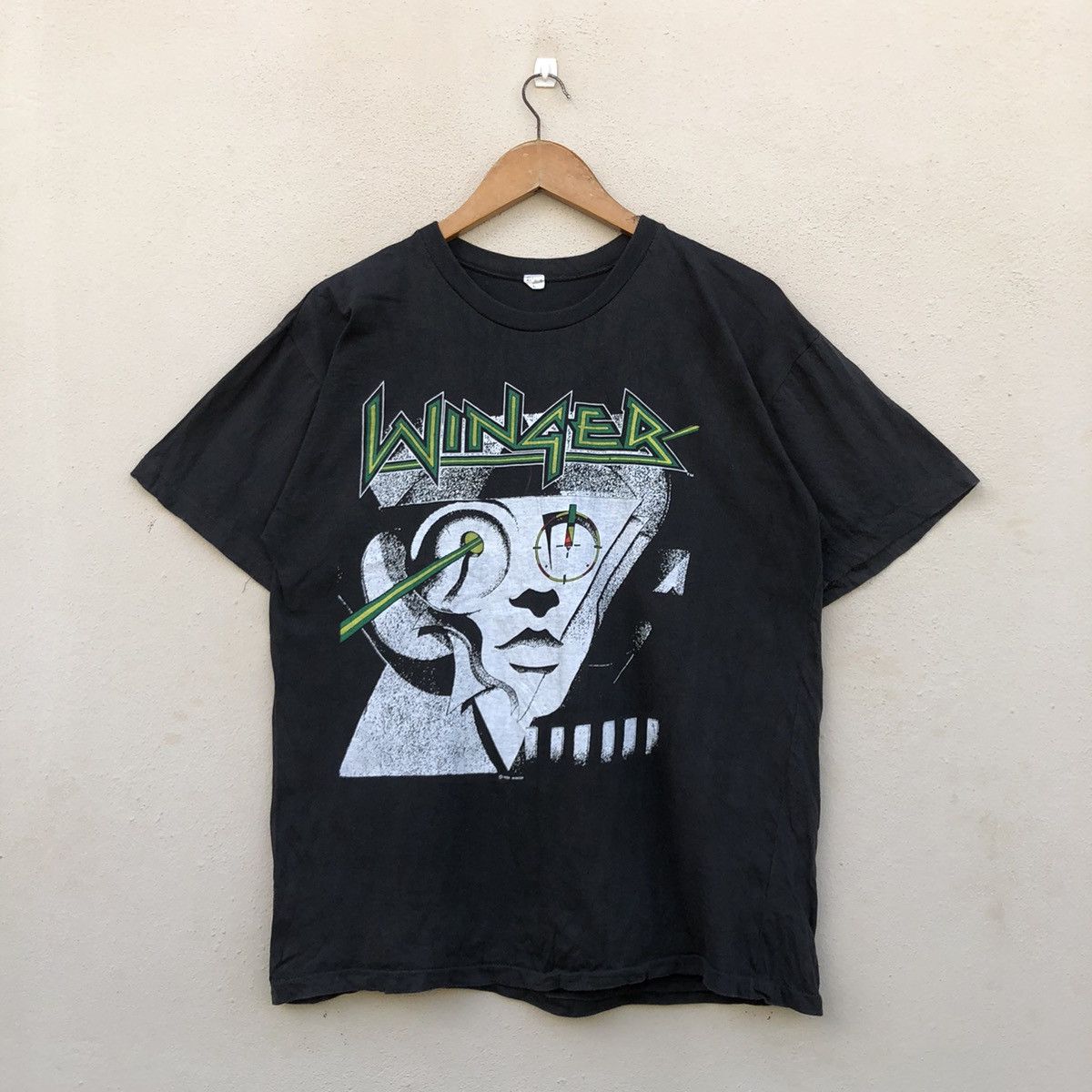 Band Tees × Vintage RARE‼️Vintage 80s WINGER GLAM METAL BAND T-Shirt Size US L / EU 52-54 / 3 - 1 Thumbnail