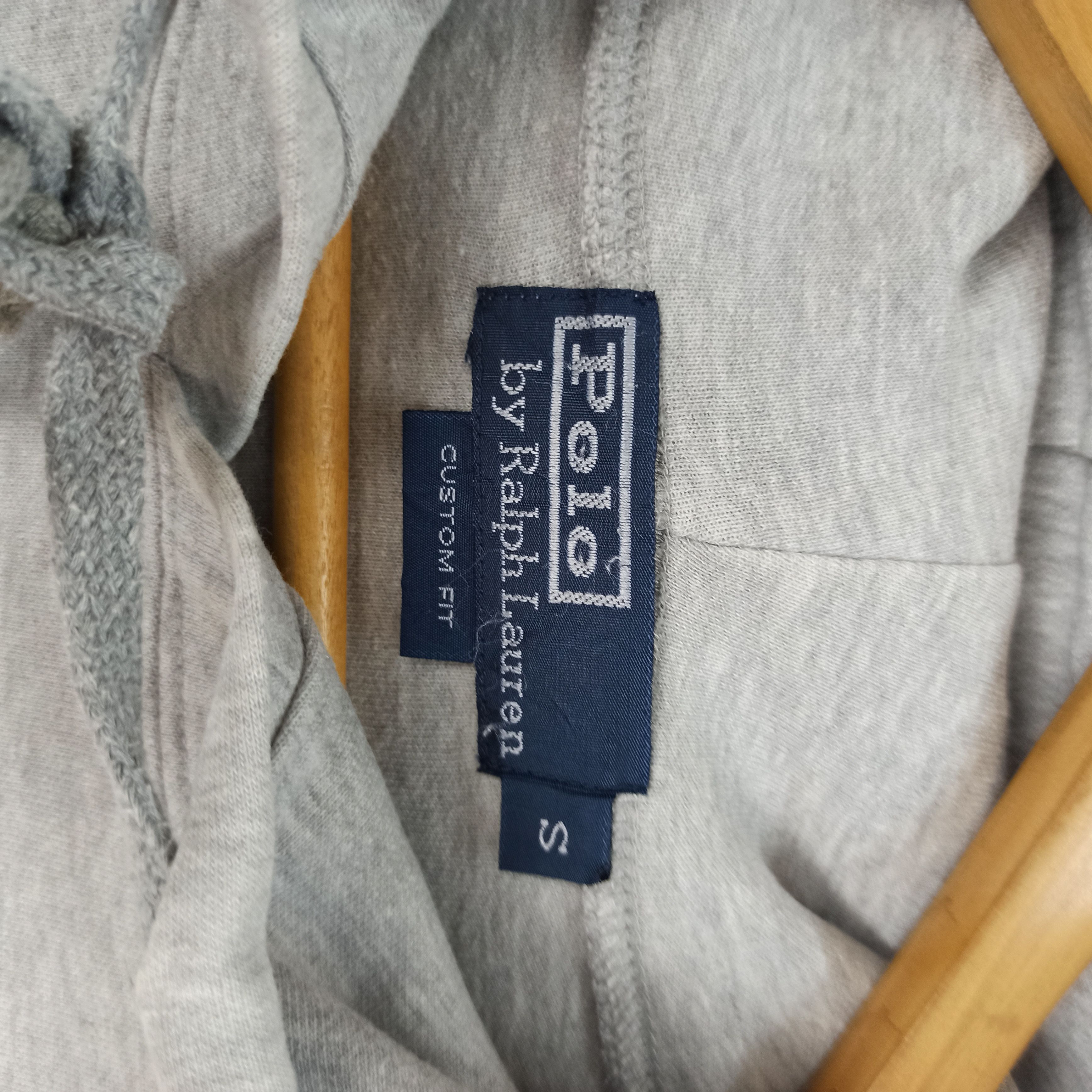 Polo Ralph Lauren Vintage Polo Ralph Lauren Asid Wash Custom Hoodie Size US S / EU 44-46 / 1 - 9 Thumbnail