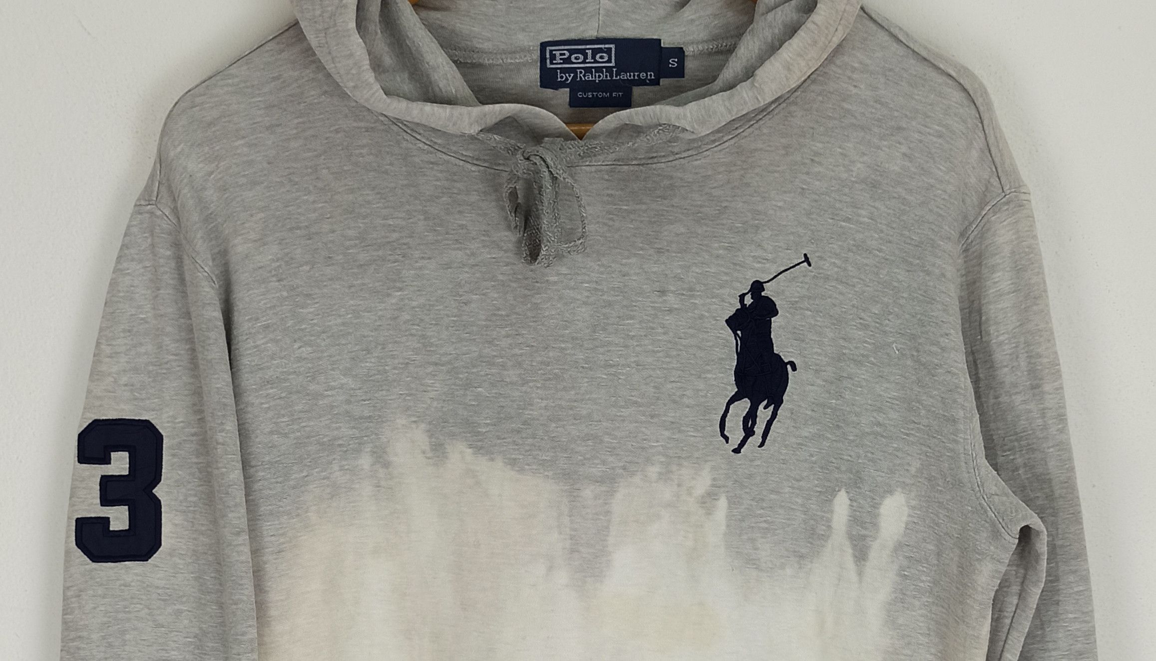 Polo Ralph Lauren Vintage Polo Ralph Lauren Asid Wash Custom Hoodie Size US S / EU 44-46 / 1 - 2 Thumbnail