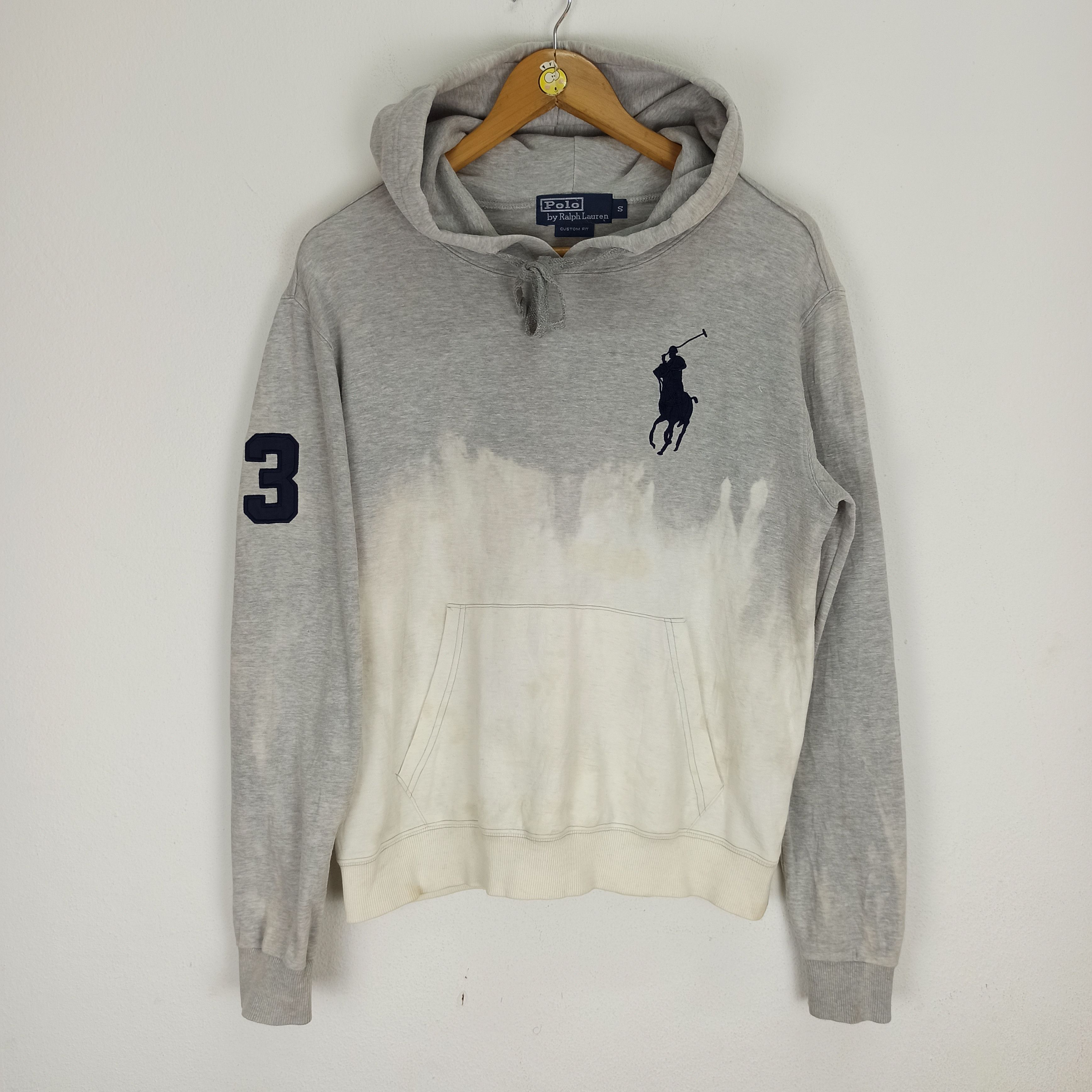Polo Ralph Lauren Vintage Polo Ralph Lauren Asid Wash Custom Hoodie Size US S / EU 44-46 / 1 - 1 Thumbnail