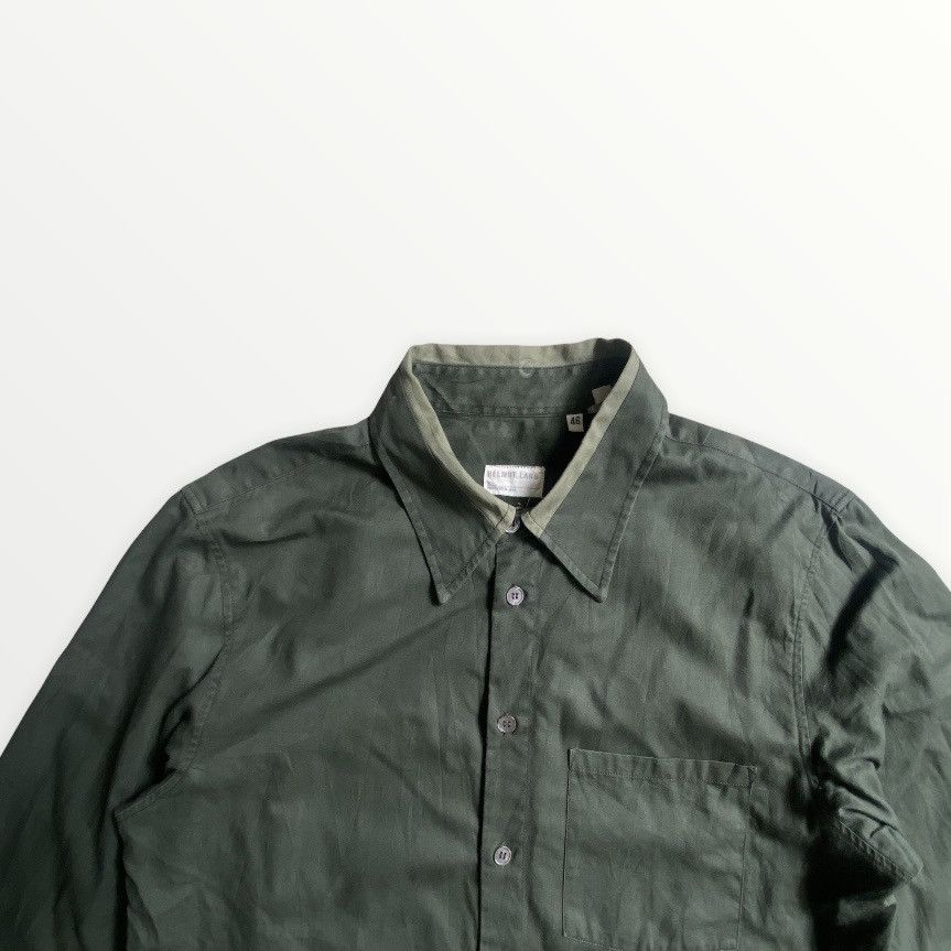 Image of Helmut Lang Archive 1999 Shirt in Green, Men's (Size Small)