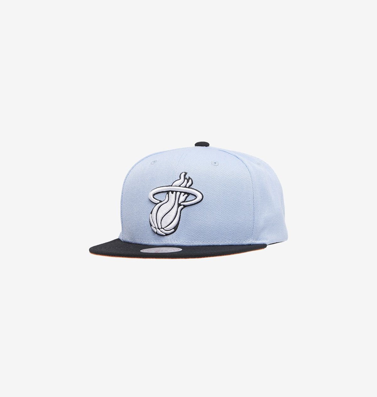 Mitchell & Ness × NBA Mitchell & Ness NBA 75th anniversary UNC Miami Heat Hat Size ONE SIZE - 5 Thumbnail