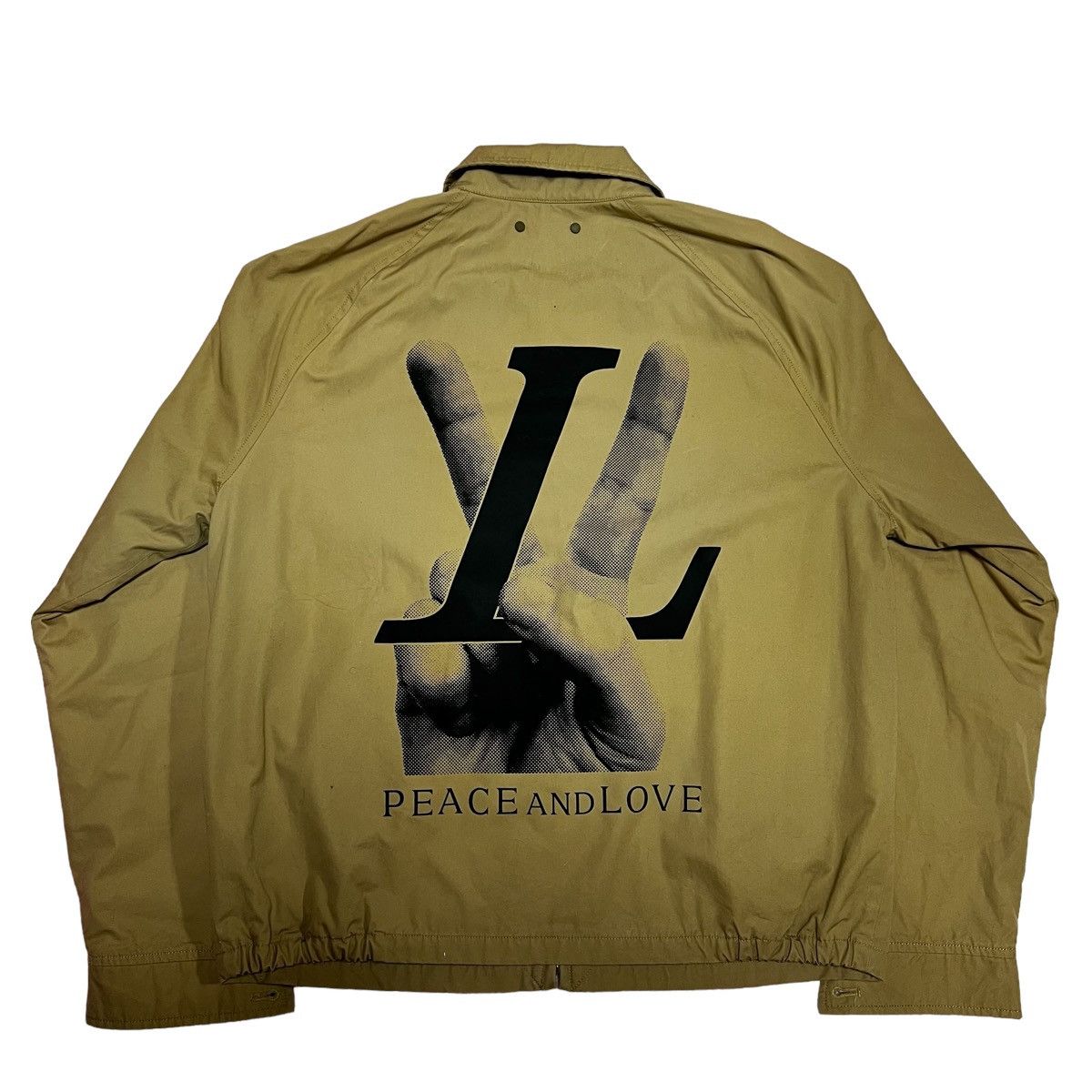 Louis Vuitton 'Peace & Love' Harrington jacket by Kim Jones (2018