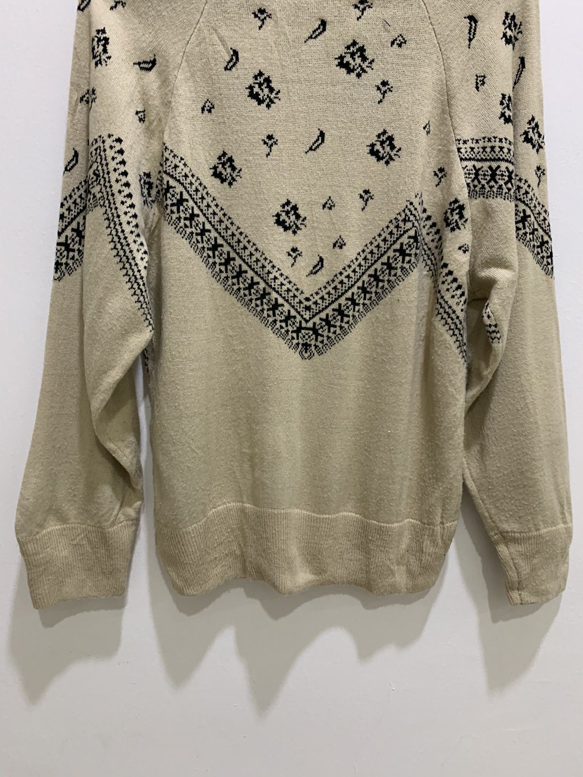 LIL NINA Native Navajo FairIsle Art Knitwear Jumper Sweater