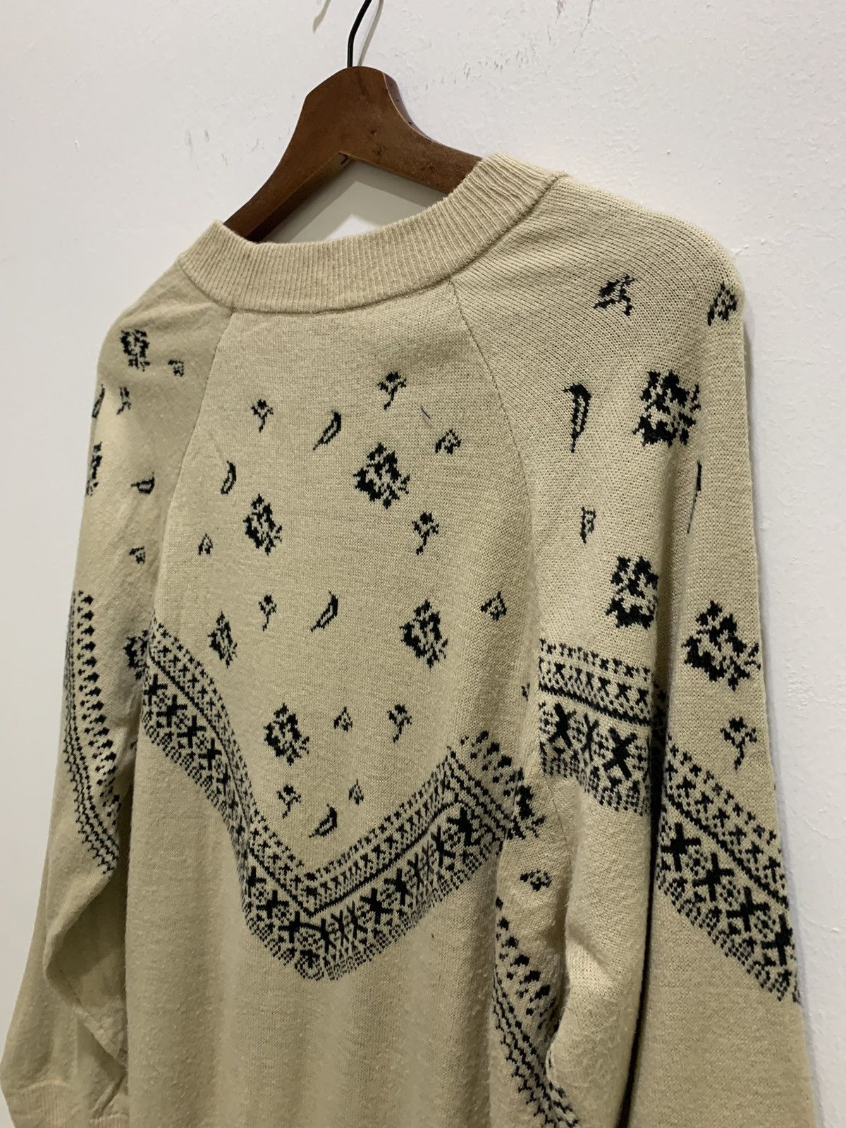 LIL NINA Native Navajo FairIsle Art Knitwear Jumper Sweater