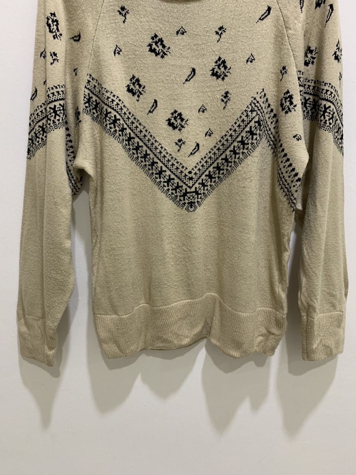 LIL NINA Native Navajo FairIsle Art Knitwear Jumper Sweater