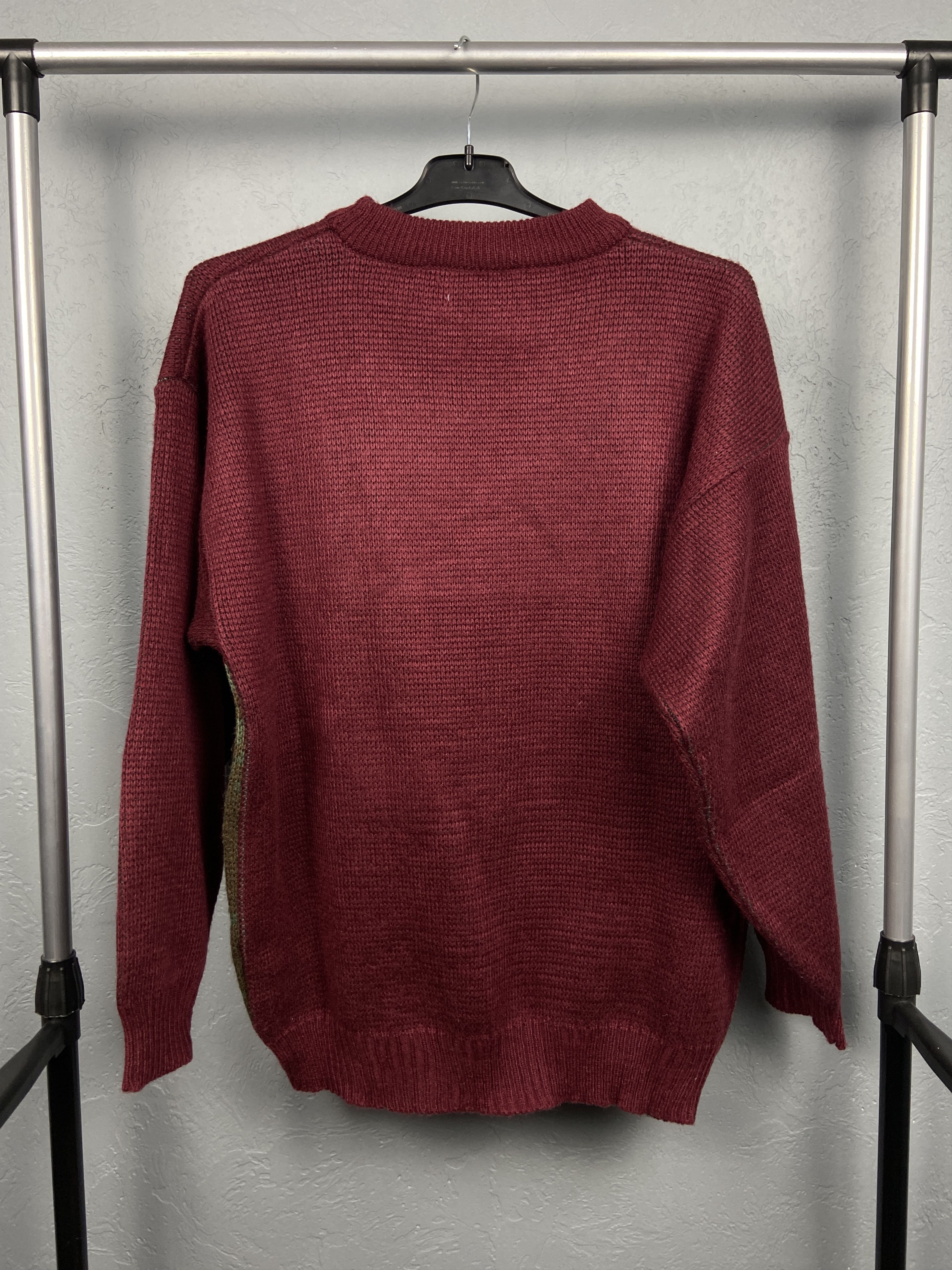Vintage Hunters Print Vintage Mens Oversized Knit Sweater Size US M / EU 48-50 / 2 - 4 Thumbnail