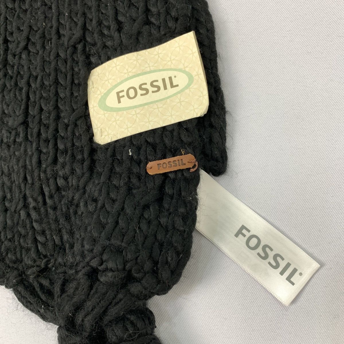Fossil × Other FOSSIL Deadstock Herringbone Twist Cable Knit Muffler Scarf Size ONE SIZE - 7 Thumbnail