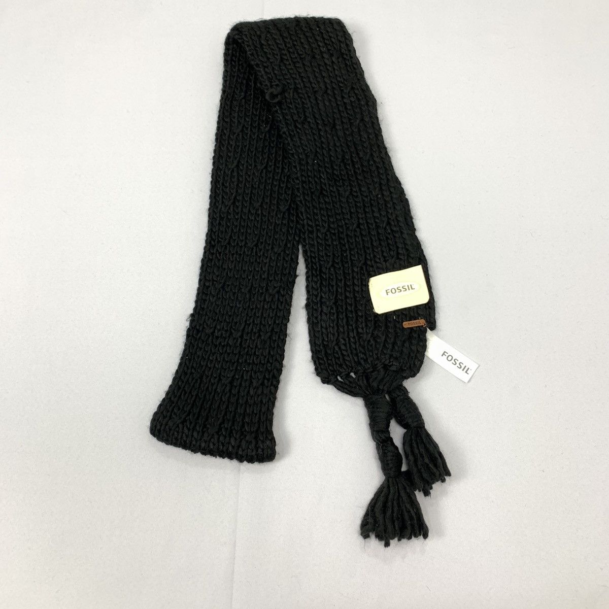 Fossil × Other FOSSIL Deadstock Herringbone Twist Cable Knit Muffler Scarf Size ONE SIZE - 3 Thumbnail