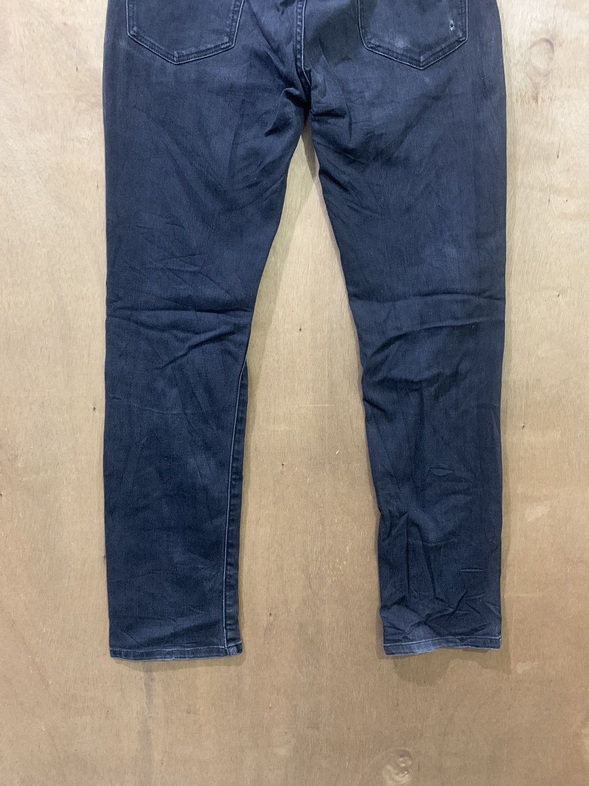 Japanese Brand × Uniqlo UNIQLO Vintage 90s Distressed Denim Rugged StraightCut Jean Size US 32 / EU 48 - 12 Thumbnail