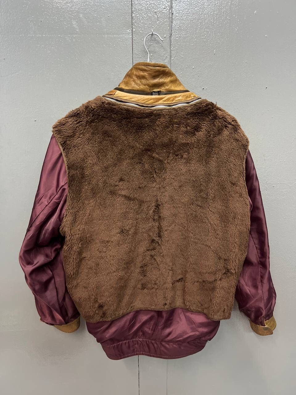Vintage VINTAGE LEATHER JACKET WITH FLEECE LINED Size US L / EU 52-54 / 3 - 13 Thumbnail