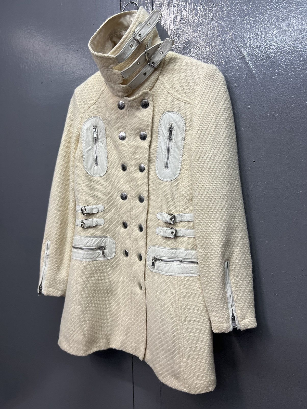 Other AVANTGARDE🔥WEBER KNITTED WOOL COAT Size S / US 4 / IT 40 - 3 Thumbnail