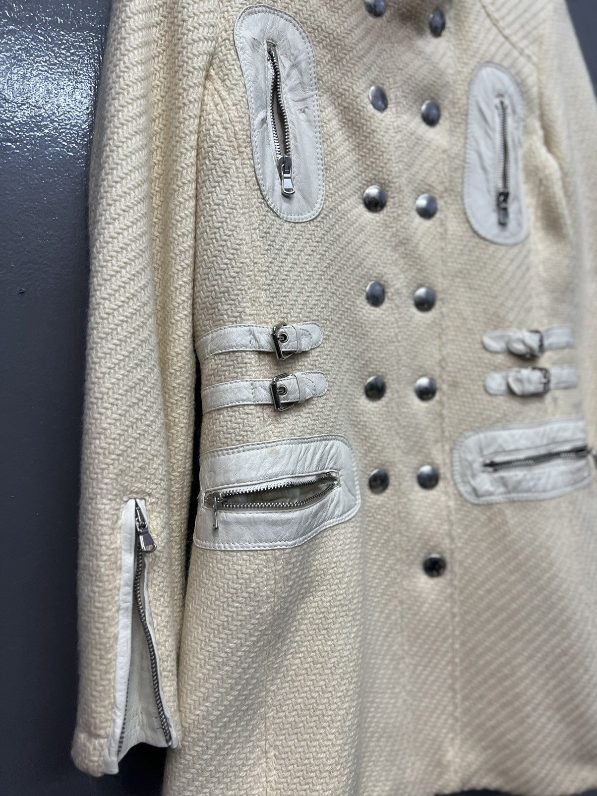 Other AVANTGARDE🔥WEBER KNITTED WOOL COAT Size S / US 4 / IT 40 - 6 Thumbnail