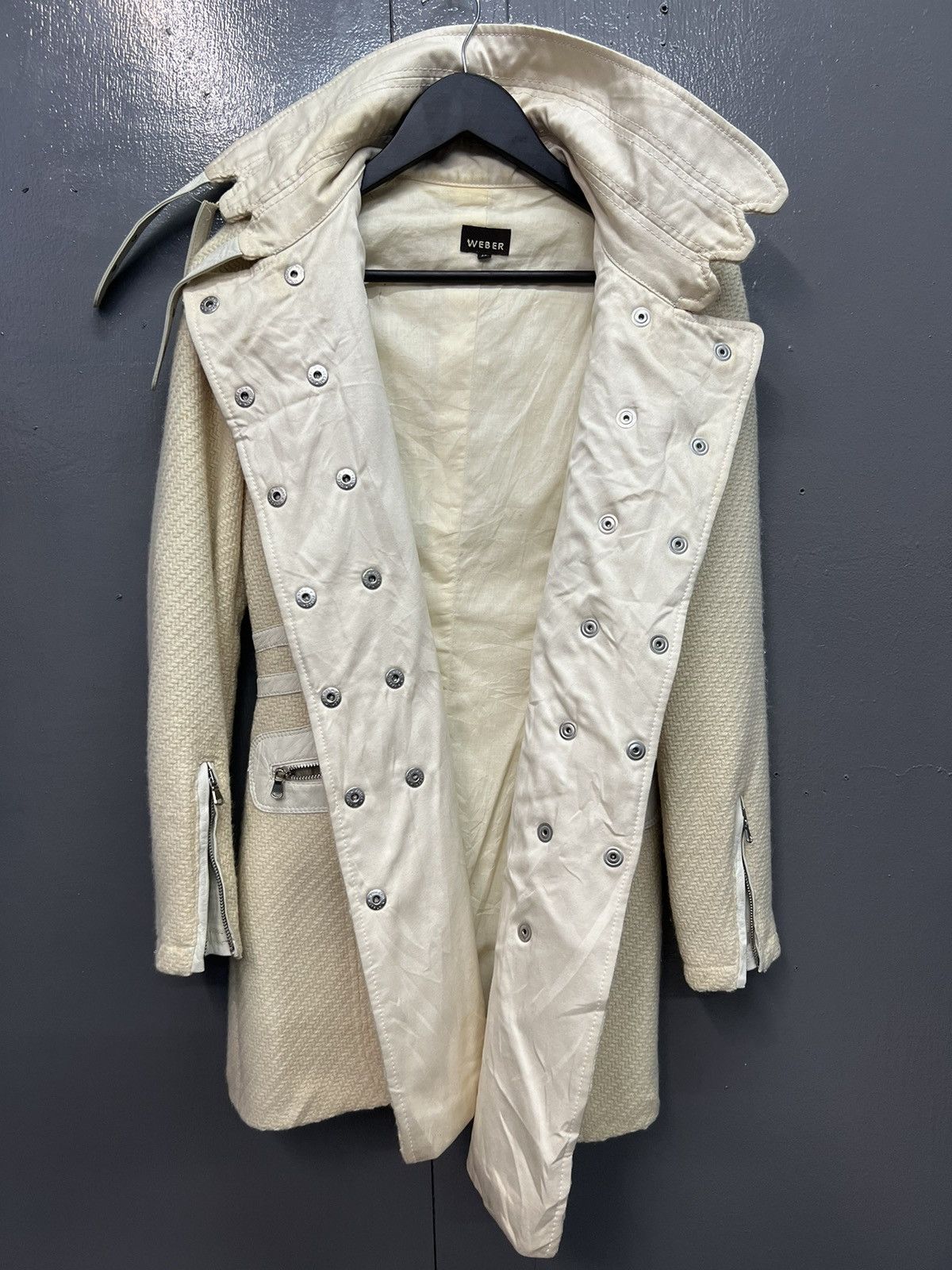 Other AVANTGARDE🔥WEBER KNITTED WOOL COAT Size S / US 4 / IT 40 - 9 Thumbnail