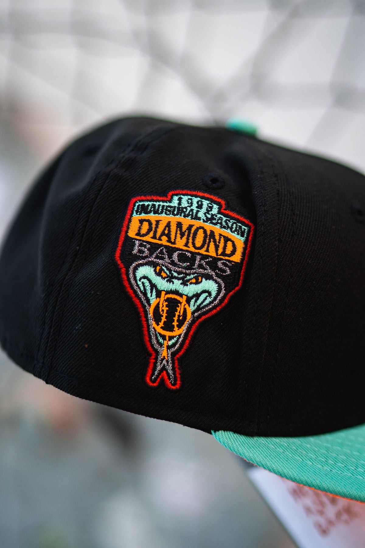 MLB Black Orange Arizona Diamondbacks 7 1/8 Mint 1998 Inaugural Size ONE SIZE - 9 Thumbnail