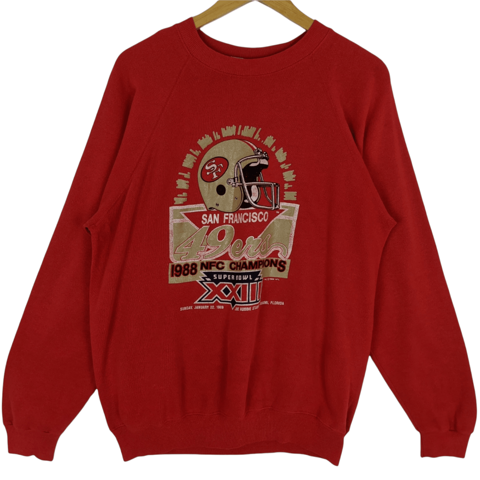 NFL 80's NFC San Francisco 49ers' 1988 Super Bowl Sweatshirt Size US L / EU 52-54 / 3 - 2 Thumbnail