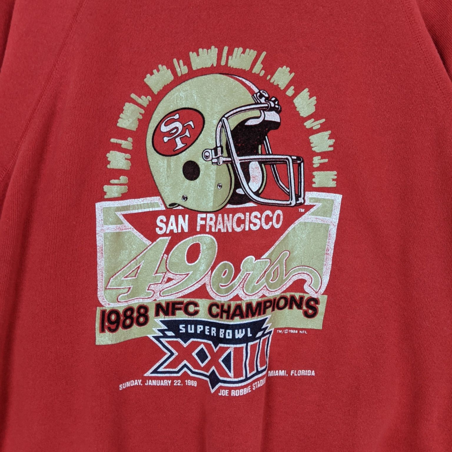 NFL 80's NFC San Francisco 49ers' 1988 Super Bowl Sweatshirt Size US L / EU 52-54 / 3 - 7 Thumbnail