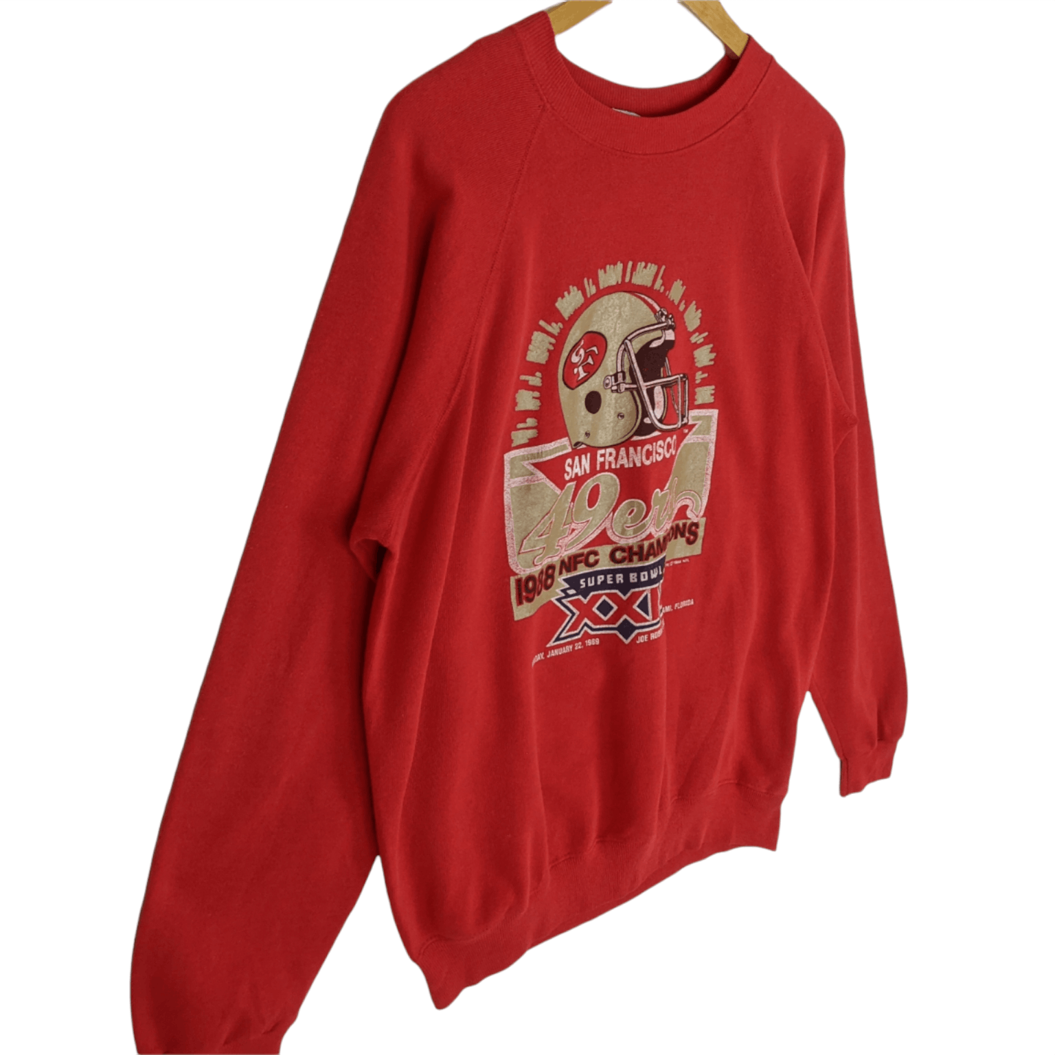 NFL 80's NFC San Francisco 49ers' 1988 Super Bowl Sweatshirt Size US L / EU 52-54 / 3 - 3 Thumbnail