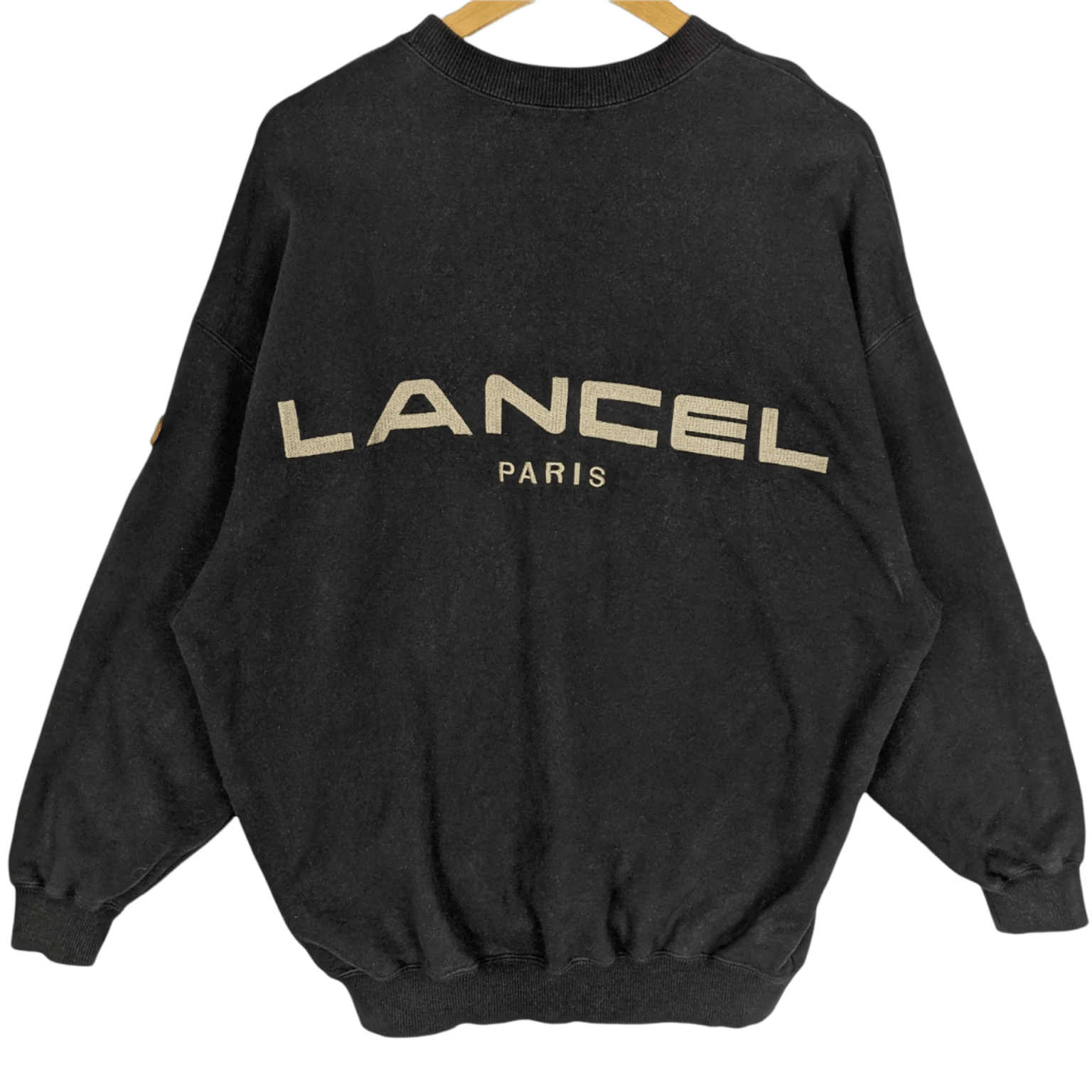 Lancel Rare LANCEL Paris Big Logo Spell Out Sweatshirt Size US M / EU 48-50 / 2 - 2 Thumbnail