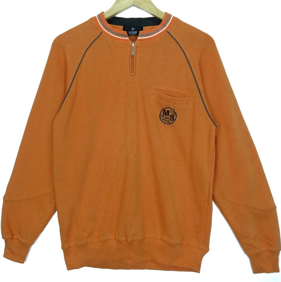 Dunlop Vintage 90's DUNLOP Classic Retro Pull Over Sweater Size US M / EU 48-50 / 2 - 2 Thumbnail