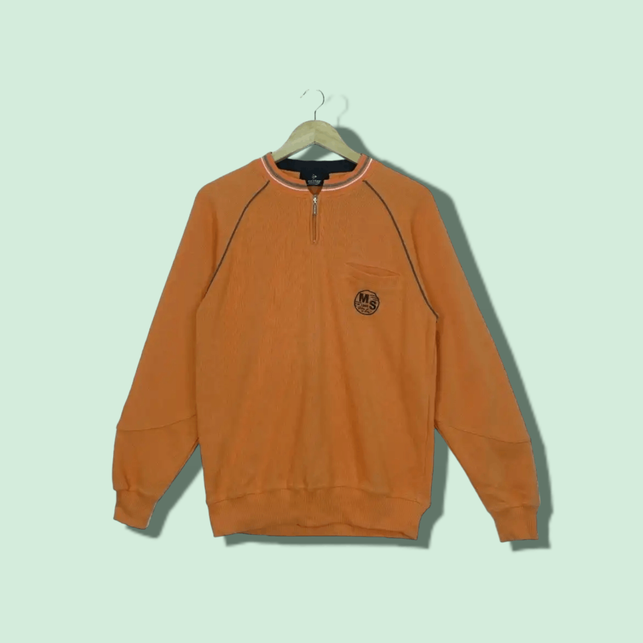 Dunlop Vintage 90's DUNLOP Classic Retro Pull Over Sweater Size US M / EU 48-50 / 2 - 1 Thumbnail