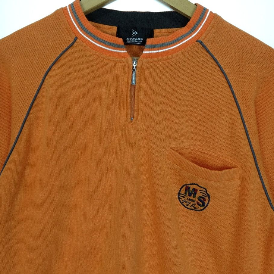 Dunlop Vintage 90's DUNLOP Classic Retro Pull Over Sweater Size US M / EU 48-50 / 2 - 3 Thumbnail