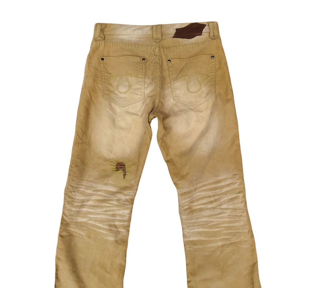Japanese Brand Flared Dexie Dean distressed cargo bush pant W29 inch Size US 29 - 6 Thumbnail