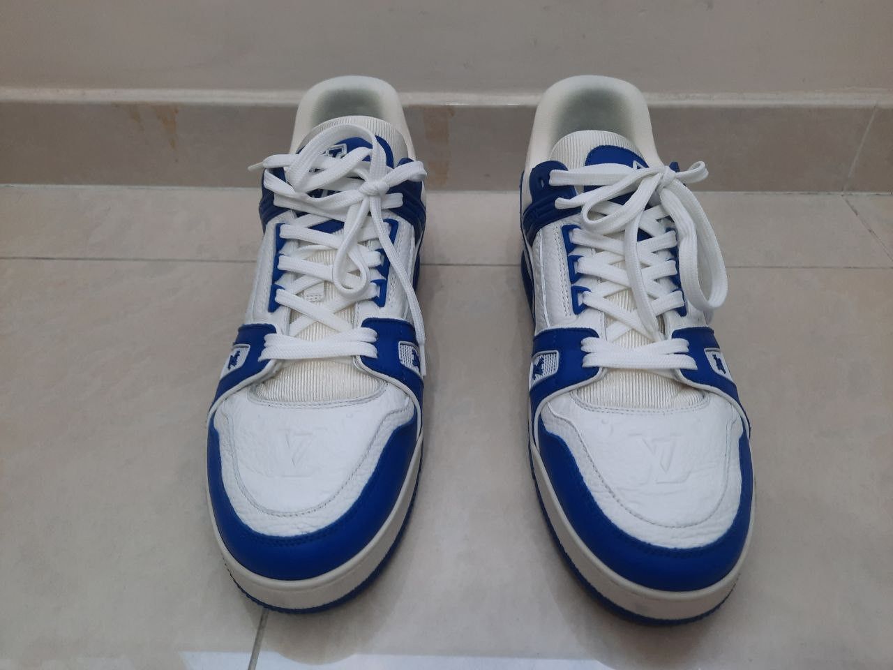Louis Vuitton *New* Blue Trainer Sneakers Size US 10.5 / EU 43-44 - 4 Thumbnail
