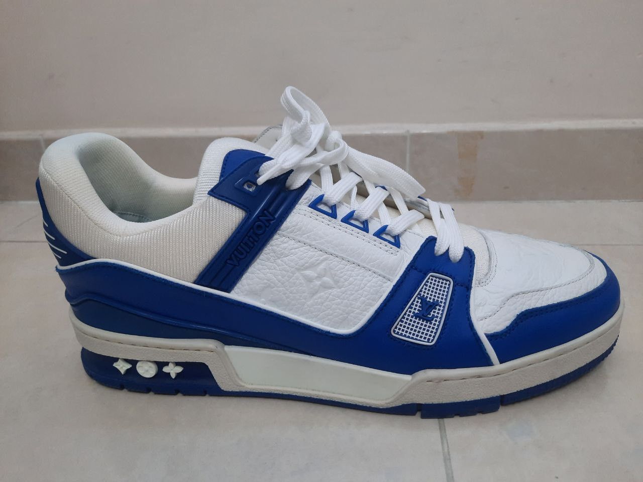 Louis Vuitton *New* Blue Trainer Sneakers Size US 10.5 / EU 43-44 - 7 Thumbnail