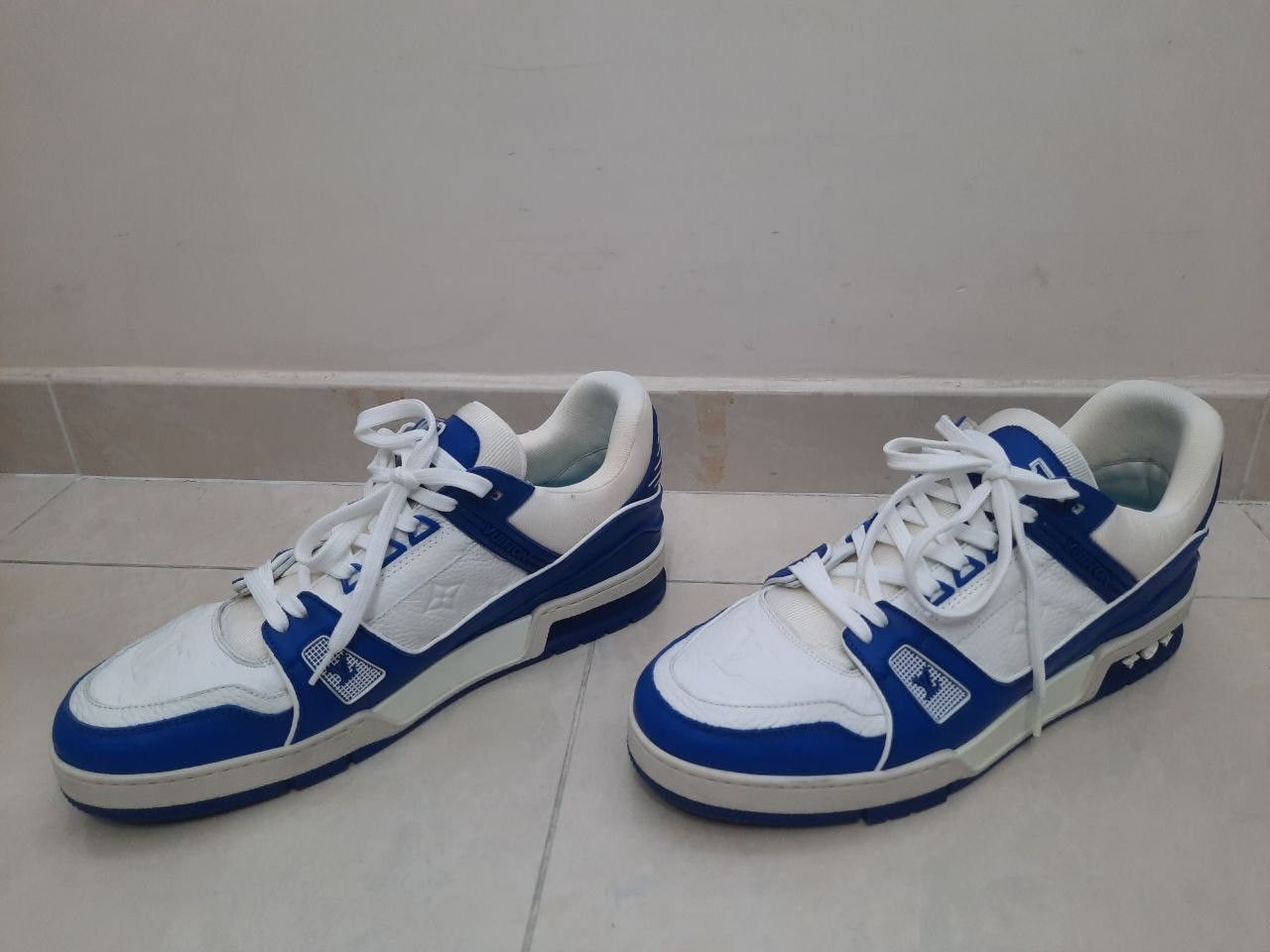 Louis Vuitton *New* Blue Trainer Sneakers Size US 10.5 / EU 43-44 - 6 Thumbnail