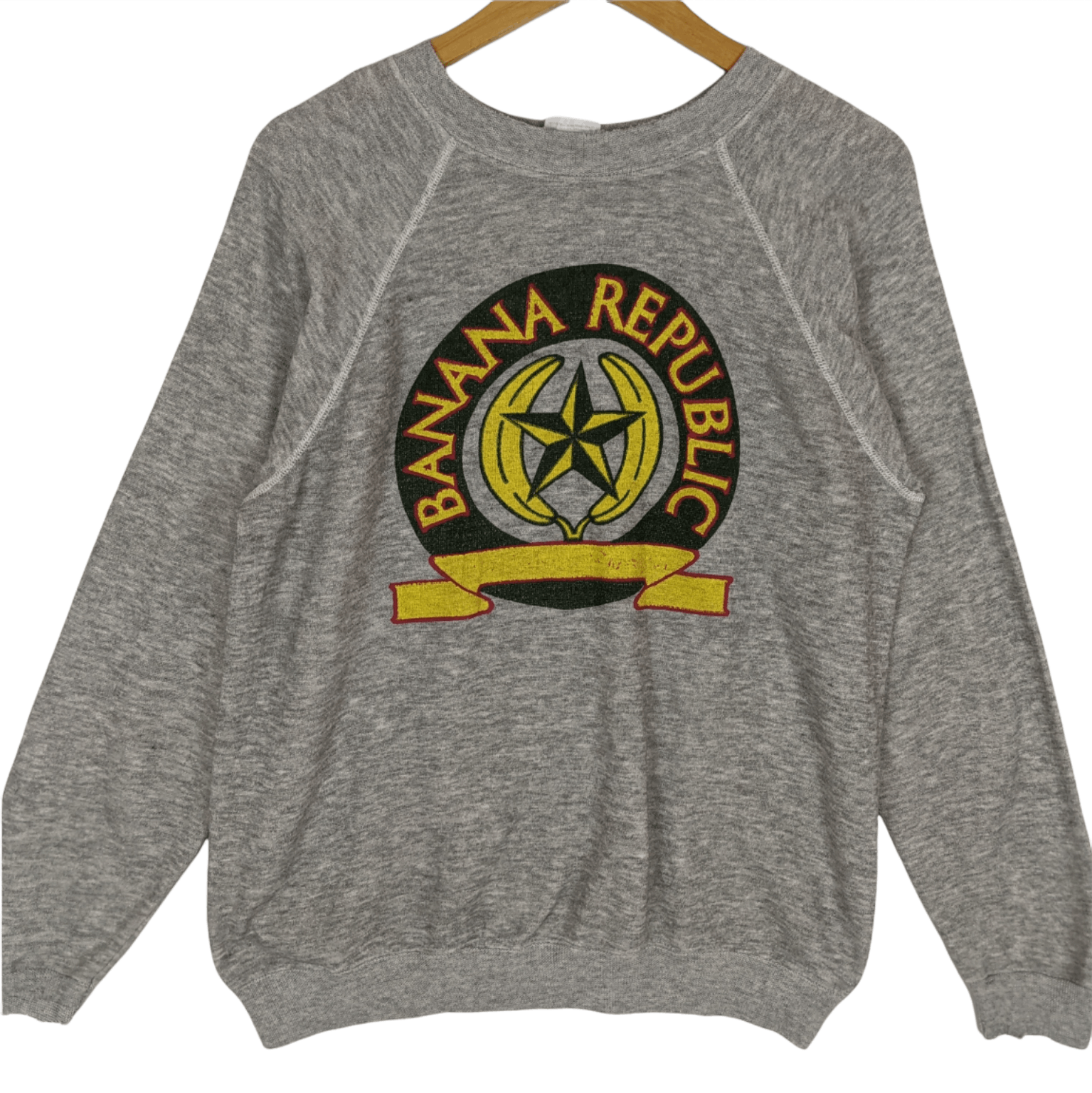 Banana Republic 80's HANES Banana Republic Big Logo Sweatshirt Size US M / EU 48-50 / 2 - 2 Thumbnail