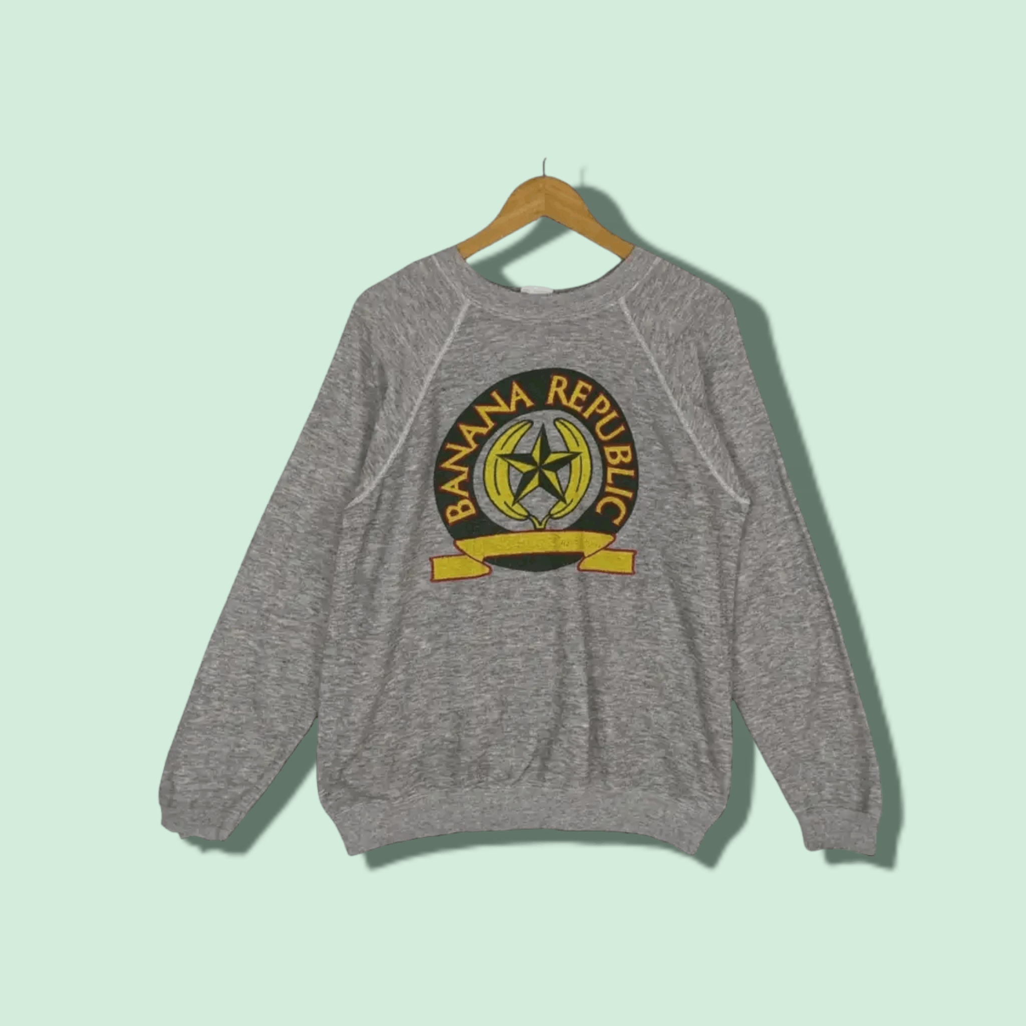Banana Republic 80's HANES Banana Republic Big Logo Sweatshirt Size US M / EU 48-50 / 2 - 1 Thumbnail