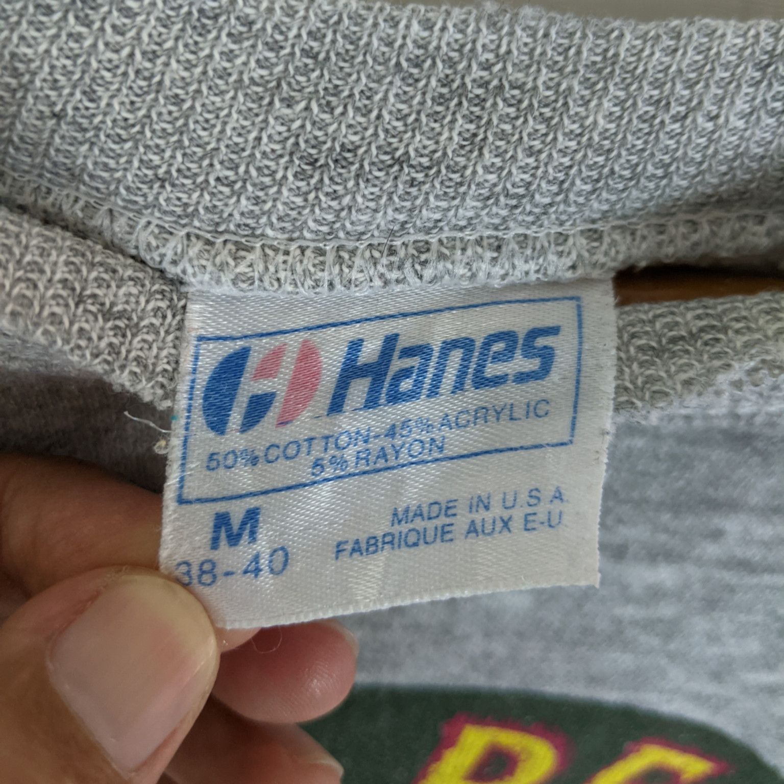 Banana Republic 80's HANES Banana Republic Big Logo Sweatshirt Size US M / EU 48-50 / 2 - 11 Thumbnail
