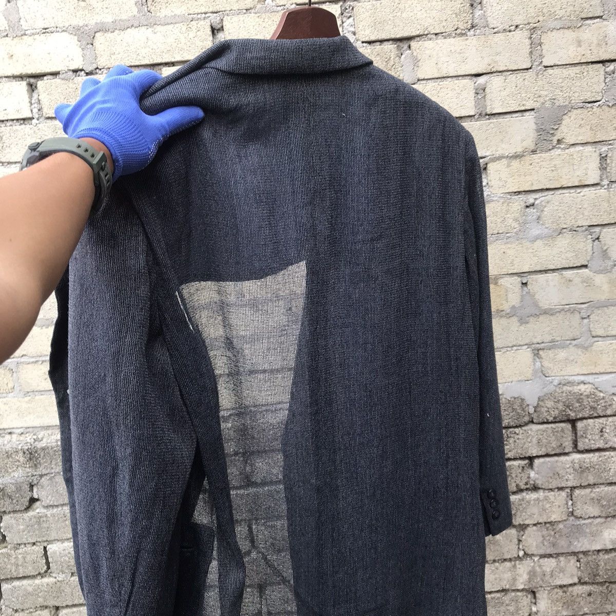 Lanvin Lanvin netted paperthin Archival Coat L slimmer Size US L / EU 52-54 / 3 - 2 Thumbnail