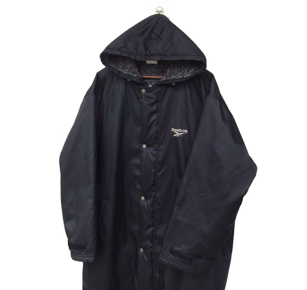 Reebok Vintage Reebok coach jacket hoodie sherpa lining Size US M / EU 48-50 / 2 - 3 Thumbnail