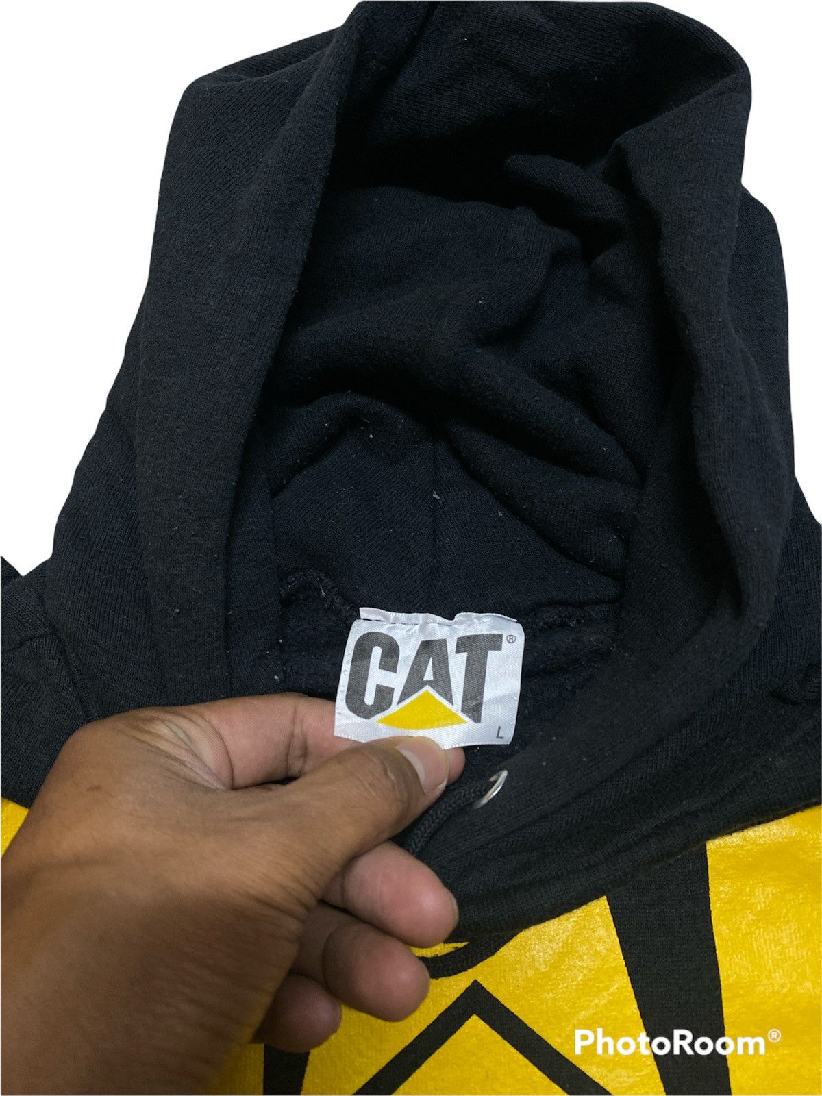 Caterpillar × Vintage Vintage Caterpillar Big Logo Hoodie Size US L / EU 52-54 / 3 - 3 Thumbnail