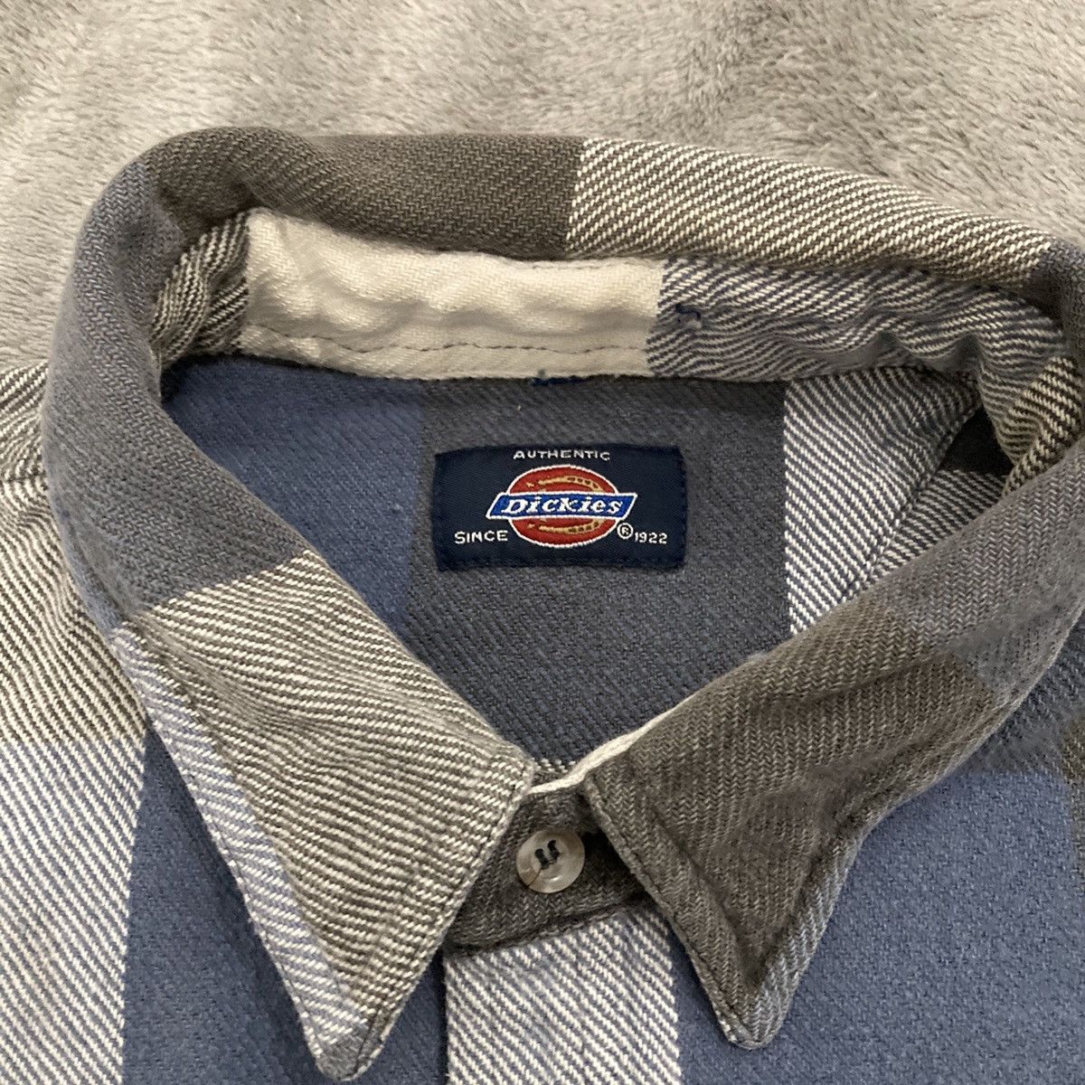Dickies × Vintage Vintage Dickies Button Up Flannel Size US L / EU 52-54 / 3 - 4 Thumbnail