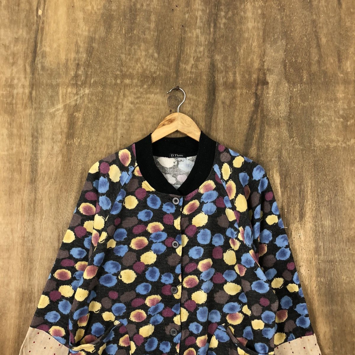 Aran Isles Knitwear × Japanese Brand D.Three Multicolor Cardigan Knitwear #022 Size US M / EU 48-50 / 2 - 2 Thumbnail