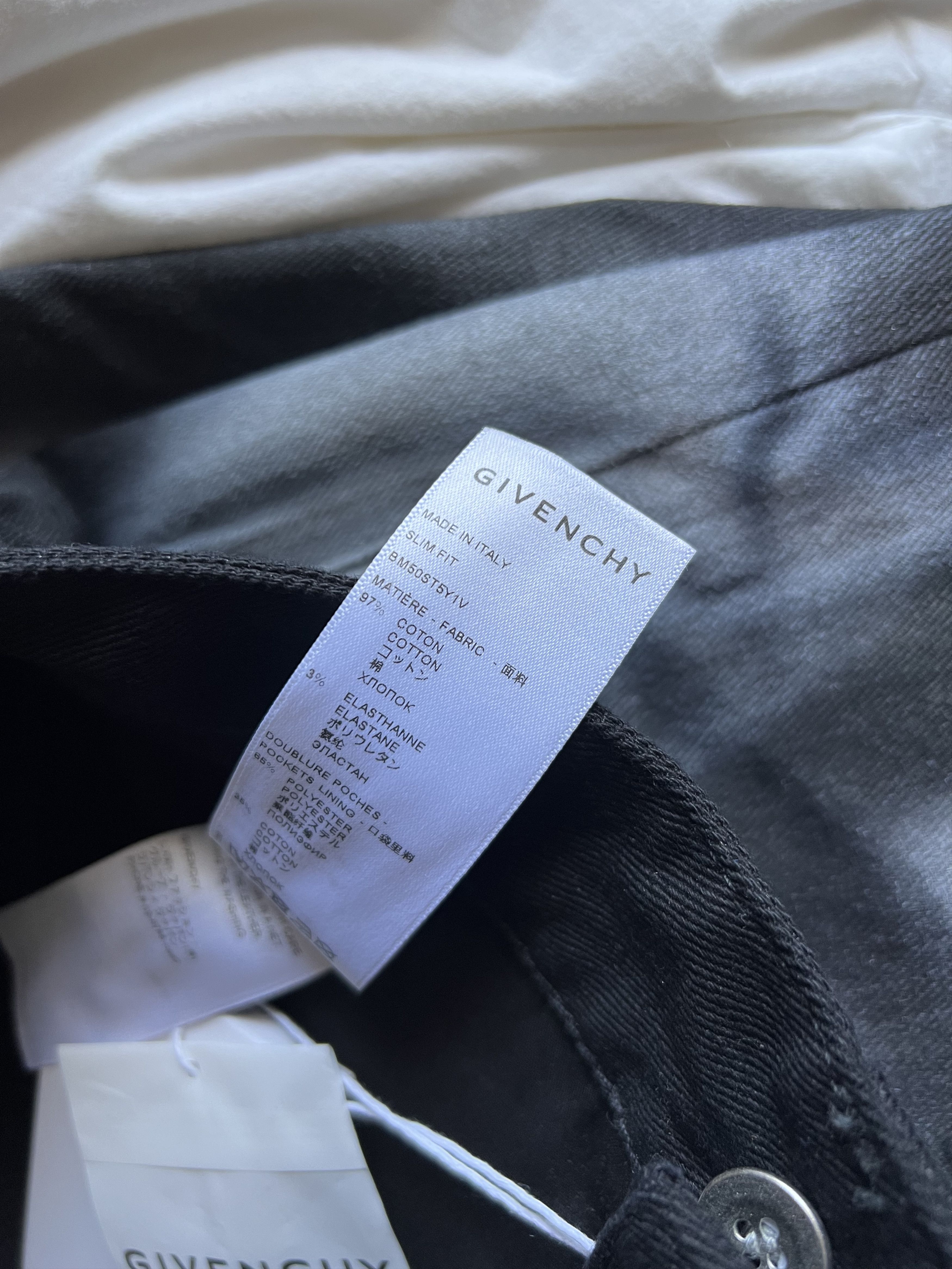 Givenchy Givenchy Chito Grafitti Dog Jeans in Black Size US 30 / EU 46 - 9 Thumbnail