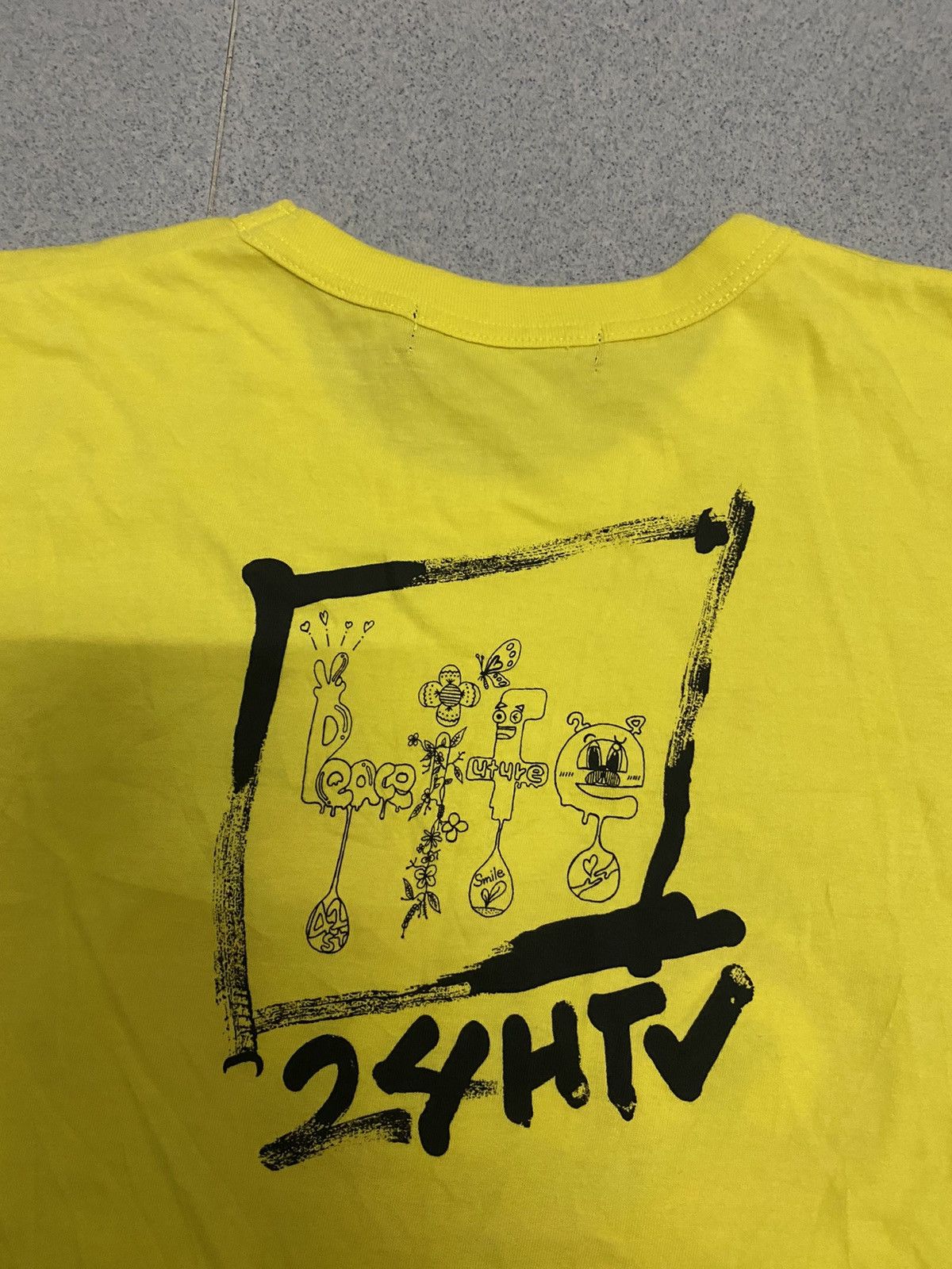 Japanese Brand × Vintage Steals‼️Vintage 24Hours Television Japanese Yellow Tee Size US M / EU 48-50 / 2 - 4 Thumbnail