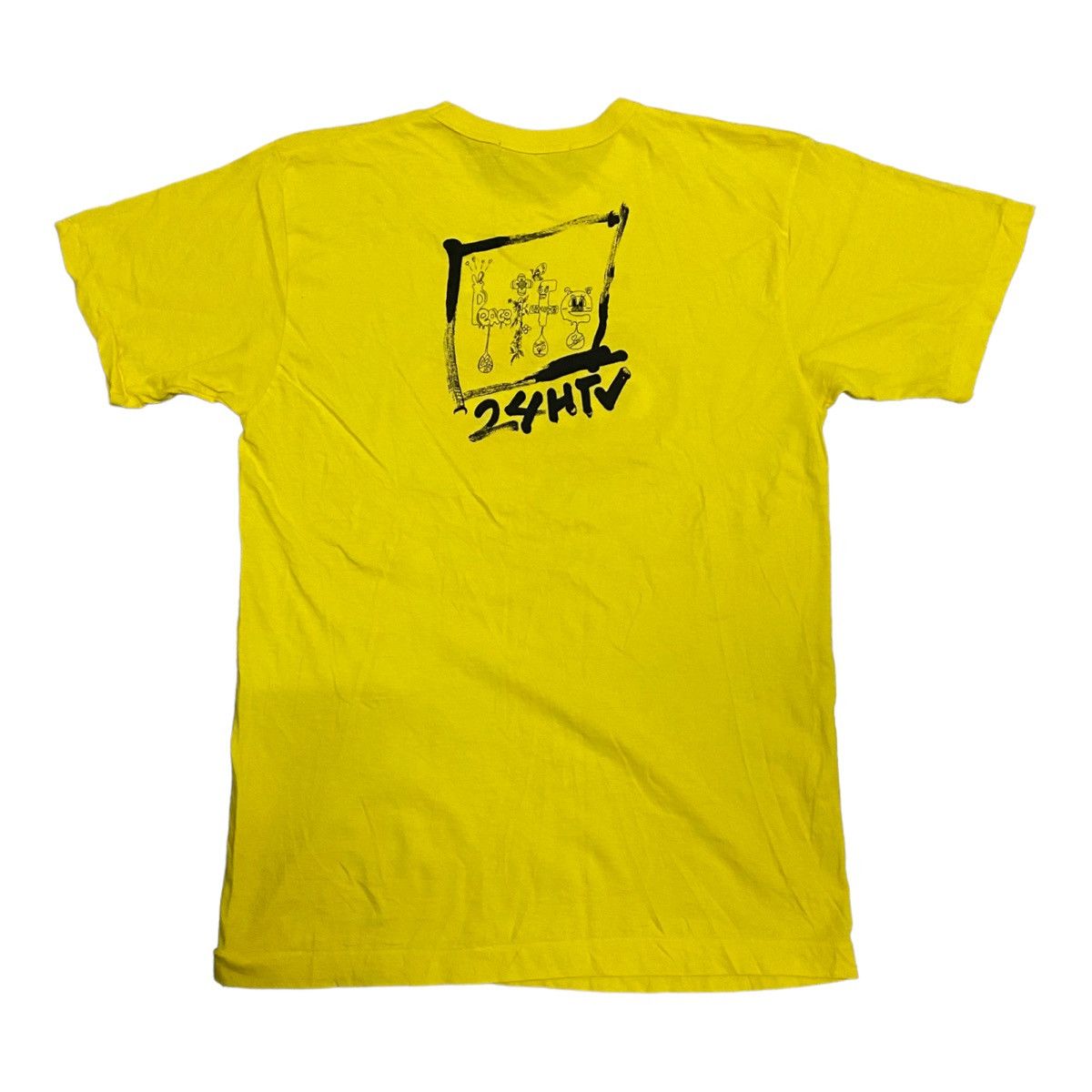 Japanese Brand × Vintage Steals‼️Vintage 24Hours Television Japanese Yellow Tee Size US M / EU 48-50 / 2 - 2 Thumbnail