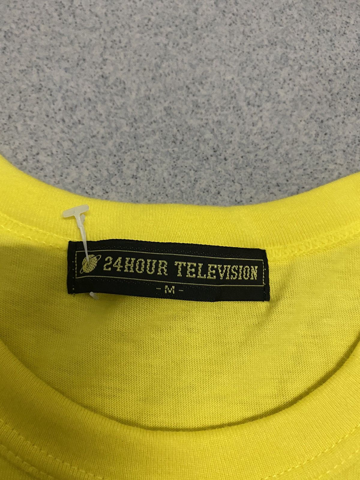 Japanese Brand × Vintage Steals‼️Vintage 24Hours Television Japanese Yellow Tee Size US M / EU 48-50 / 2 - 5 Thumbnail
