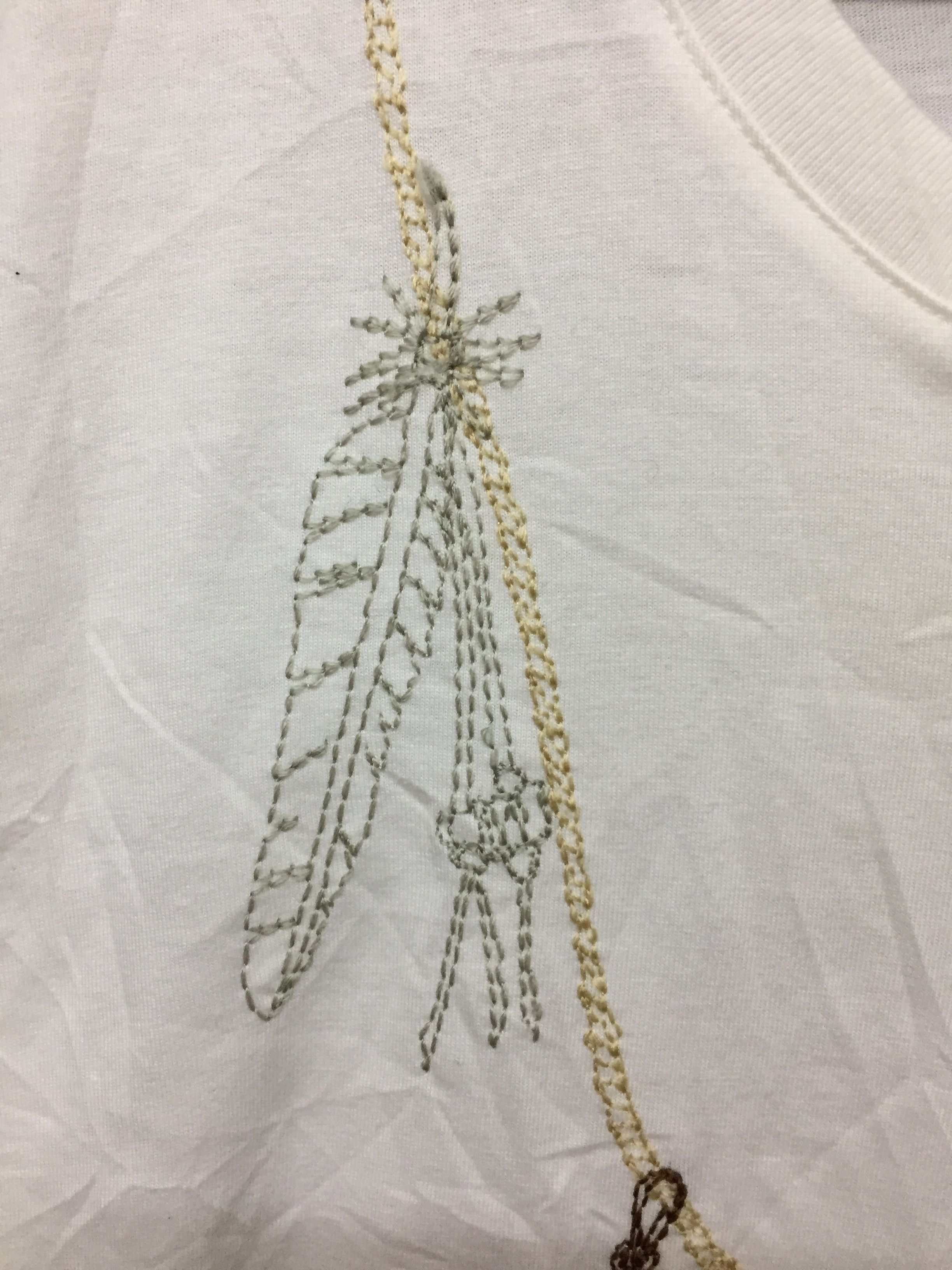 FACTOTUM × Japanese Brand Goros necklace embroidered tee Size US M / EU 48-50 / 2 - 5 Thumbnail
