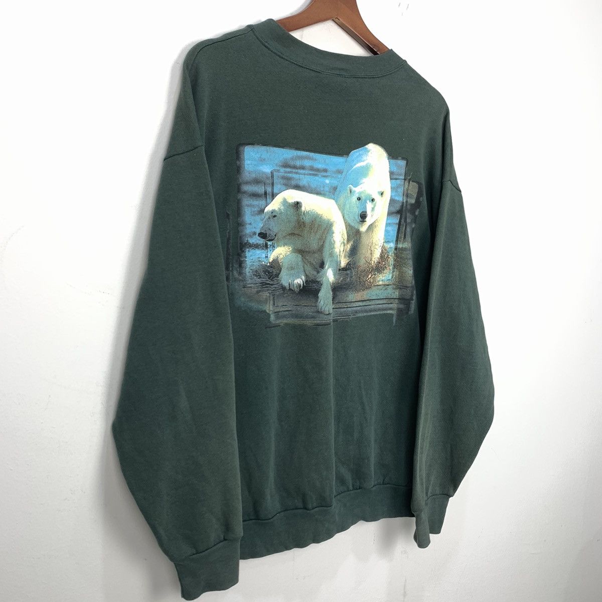 Habitat × Lee × Vintage Vintage LEE SEAWORLD Habitat Grizzly Wild Bear Sweatshirt Size US L / EU 52-54 / 3 - 11 Thumbnail
