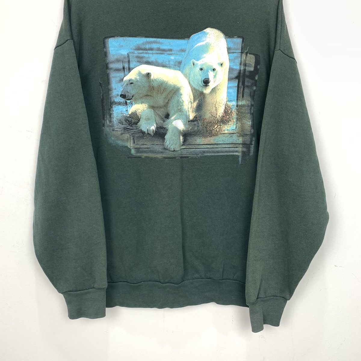 Habitat × Lee × Vintage Vintage LEE SEAWORLD Habitat Grizzly Wild Bear Sweatshirt Size US L / EU 52-54 / 3 - 10 Thumbnail